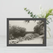 Zen Winter Snowfall II Einladung (Stehend Vorderseite)