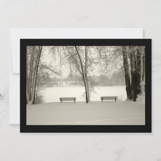 Zen Winterbänke Einladung
