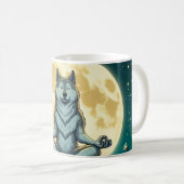 Zen wolf kaffeetasse (VorderseiteRechts)