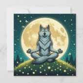 Zen wolf karte (Vorderseite)