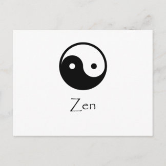 Zen Yin u. Yang Postkarte