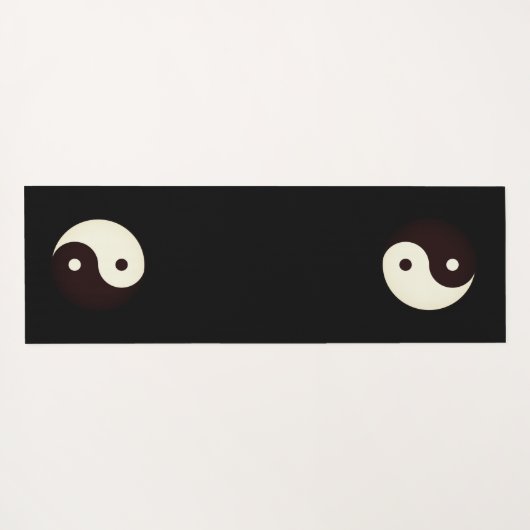 Zen Yin Yang Mindful Übung Yogamatte (Rückseite (Horizontal))