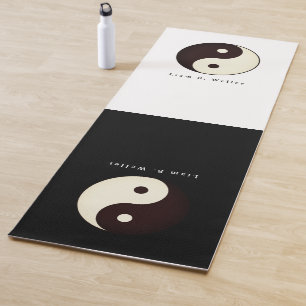 Zen Yin Yang Mindful Übung Yogamatte