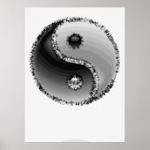 ZEN YIN-YANG SYMBOL POSTER (Vorne)