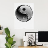 ZEN YIN-YANG SYMBOL POSTER (Heimbüro)