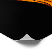 Zen Yoga Buddha Juggling Space Planets Meditation Poster (Ecke)