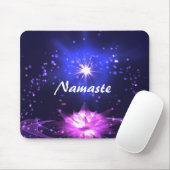 Zen Yoga Lila Crystal Lotus & Star Mousepad (Mit Mouse)