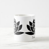 Zen Yoga Lotus Blume Spirituelle Namaste Kaffeetasse (Mittel)