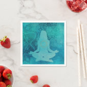 Zen Yoga Lotus Meditation Chakra Herz Serviette (Beispiel)