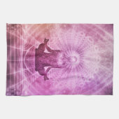 Zen Yoga Meditation Chakra Chi Energy Geschirrtuch (Horizontal)