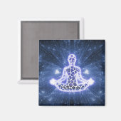Zen Yoga Meditation Chakra Spirituell Magnet (Vorderseite/Rückseite)