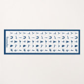 Zen Yoga Meditation Lotus Tree of Life Namaste Yogamatte (Vorderseite (Horizontal))