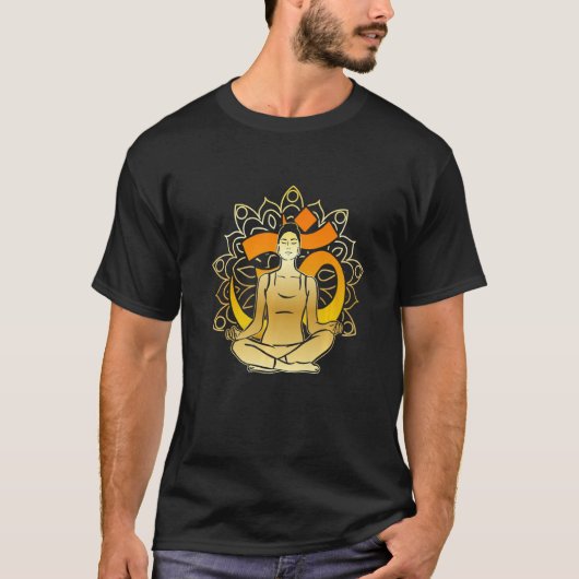 Zen-Yoga-Meditationsprämie T-Shirt (Vorderseite)