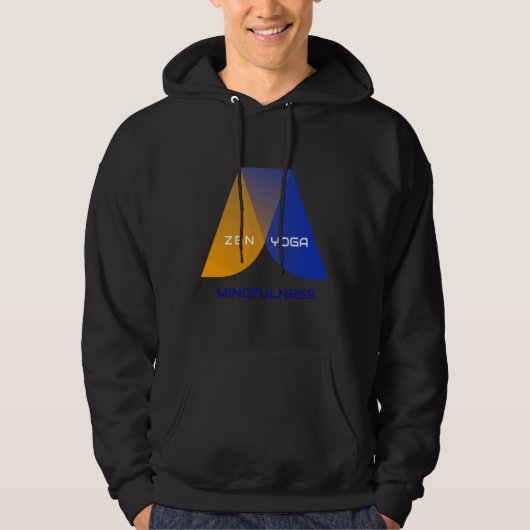 Zen Yoga Mindfulness 9 Hoodie (Vorderseite)
