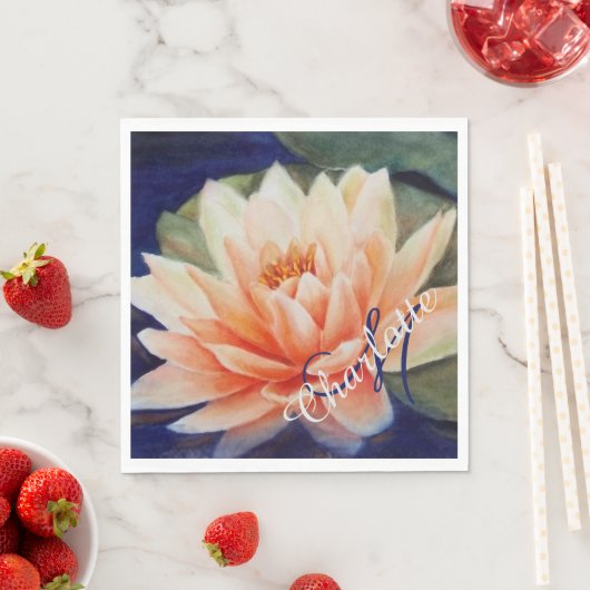 Zen Yoga Party Serviette (Beispiel)