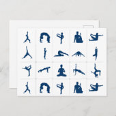 Zen Yoga Posen Lotus Tree of Life Postkarte (Vorne/Hinten)