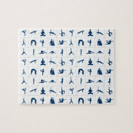 Zen-Yoga-Posen Meditation Puzzle