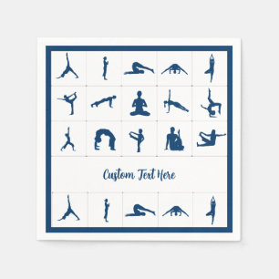 Zen Yoga Positions Besondere Anlass Namaste Serviette