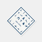 Zen Yoga Positions Besondere Anlass Namaste Serviette (Ecke)