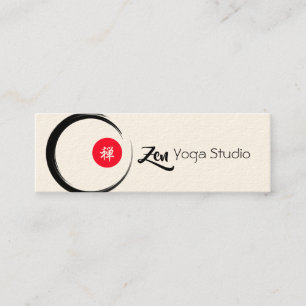 Zen Yoga Studio Mini Visitenkarte