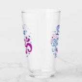 Zen-Yoga-Symbol Zitat Glas (Links)