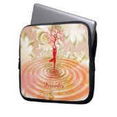 Zen Yoga Tree Personalize Laptop Laptopschutzhülle (Vorderseite Links)