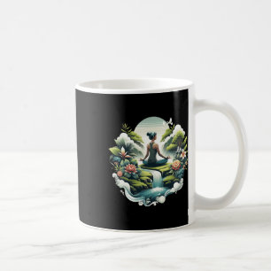 Zen Yoga Wasserfall Friedliche Meditation Wellness Kaffeetasse