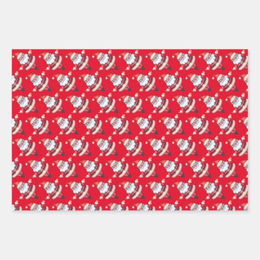 Zen Yoga Weihnachtswrapping Papier Set 3 (Vorderseite 3)