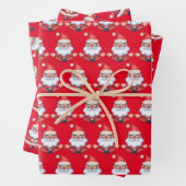 Zen Yoga Weihnachtswrapping Papier Set 3 (Beispiel)
