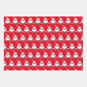 Zen Yoga Weihnachtswrapping Papier Set 3 (Vorderseite)