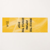 Zen | Yoga-Zitat | Personalisiert Name Mat Yogamatte (Vorderseite (Horizontal))