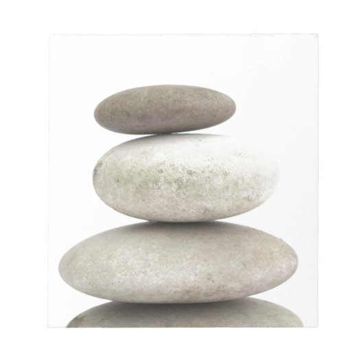 Zen-Yogasteine Notizblock (Vorderseite)