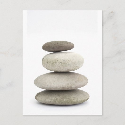 Zen-Yogasteine Postkarte (Vorderseite)