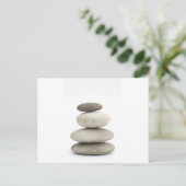 Zen-Yogasteine Postkarte (Stehend Vorderseite)