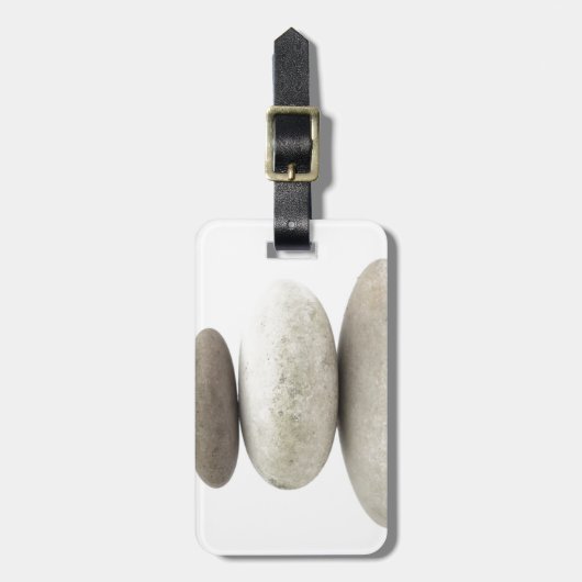 Zen yogo Steine Gepäckanhänger (Vorderseite vertikal)