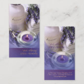 Zen-Zimmer/Lavendel-Visitenkarten Visitenkarte (Vorne/Hinten)