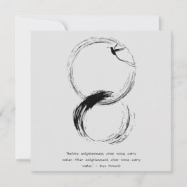 Zen Zitat: Weisheit und Meditation Einladung