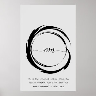 Zen Zitat: Weisheit und Meditation Poster