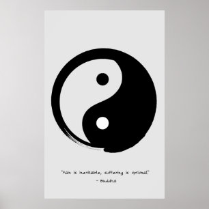 Zen Zitat: Weisheit und Meditation Poster