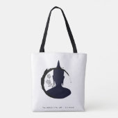 Zen-Zitat: Weisheit und Meditation Tasche (Rückseite)