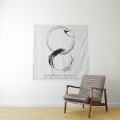 Zen Zitat: Weisheit und Meditation Wandteppich (Beispiel)