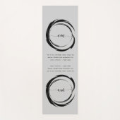 Zen Zitat: Weisheit und Meditation Yogamatte (Vorderseite)