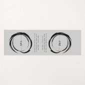 Zen Zitat: Weisheit und Meditation Yogamatte (Vorderseite (Horizontal))