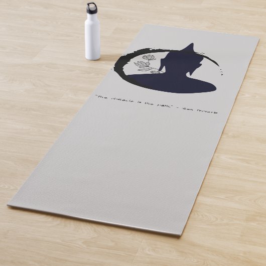 Zen Zitat: Weisheit und Meditation Yogamatte (Beispiel)