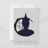 Zen Zitat: Weisheit und Medizin Postkarten (Vorderseite)