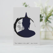 Zen Zitat: Weisheit und Medizin Postkarten (Stehend Vorderseite)