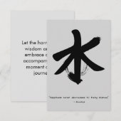 Zen Zitat: Weisheit und Medizin Postkarten (Vorne/Hinten)