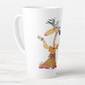 'Zena' - Lebe deine Weisheit (F) Latte-Tasse Milchtasse (Linke Ecke)