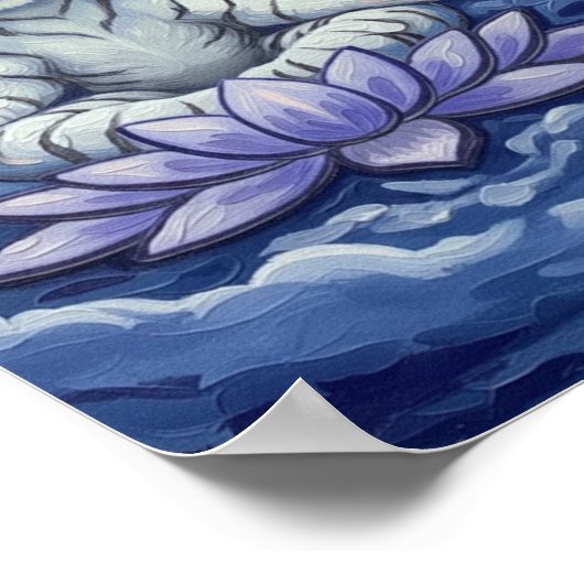 ZenAnimalPortrait Poster (Ecke)