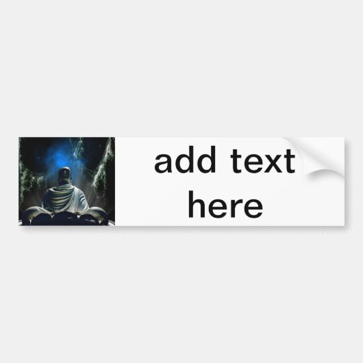 Zenbuddha Autoaufkleber (Vorne)